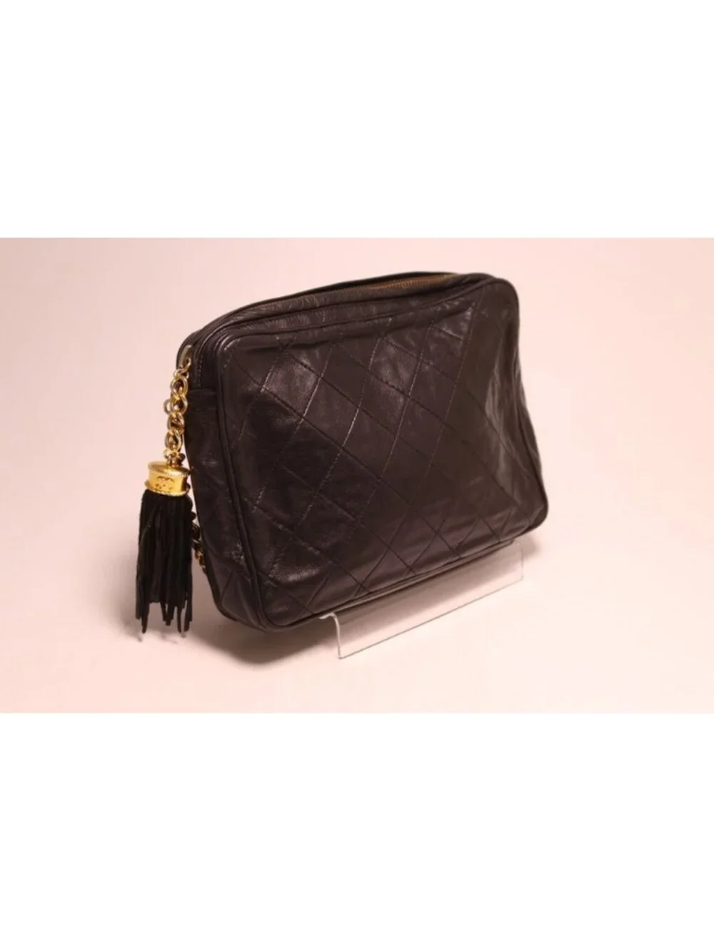 Chanel Quilted Lambskin Chain Shoulder Bag